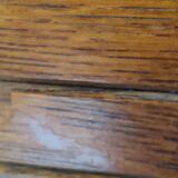 Double frame cabinet with solid oak curtains 50s