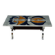 Metakore coffee table in ceramic from vallauris, signed cedem.