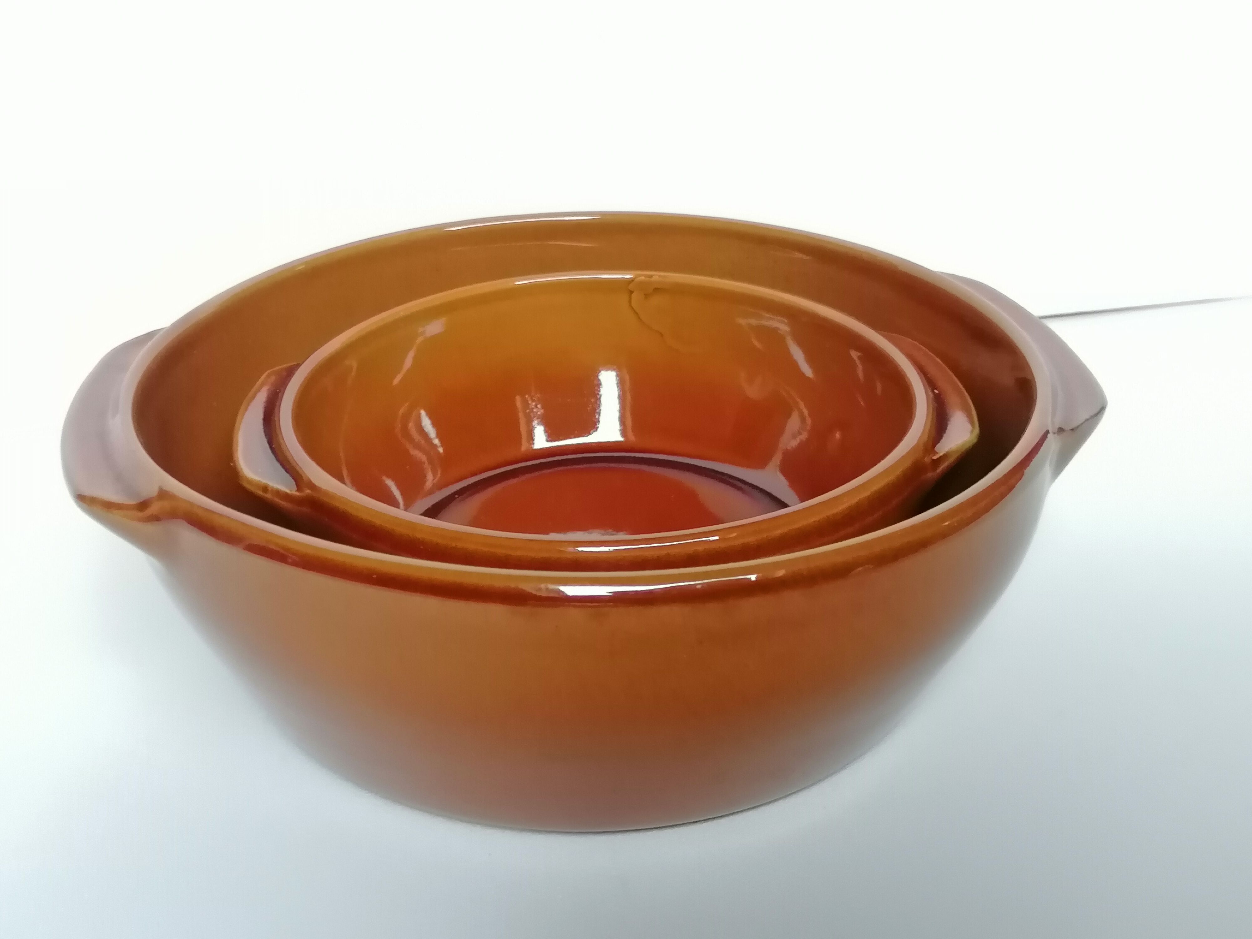 2 dishes digoin sandstone France