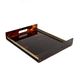 Hollywood regency brass and tortoiseshell lucite tray, Italy 1970s