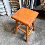 Dark wood stool