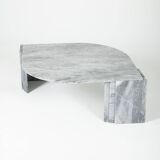 Grey marble coffee table, 1970s