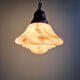 Art Deco suspension in marbled opaline, Scailmont (Belgium), 1920-30