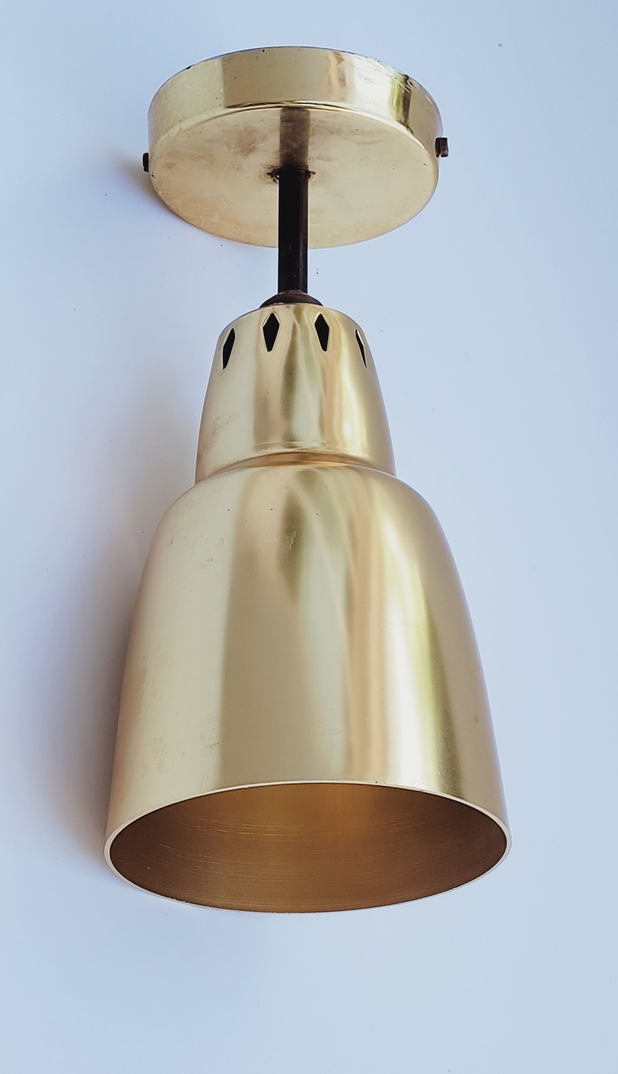 Wall lamp gilded aluminum from the 60s edited by Parscot
