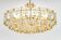Brass and crystal chandelier, Sciolari design by Palwa, Germany, 1970s.