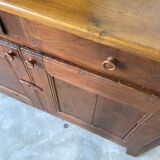 Jam cabinet, folk art furniture, oak, 19th century