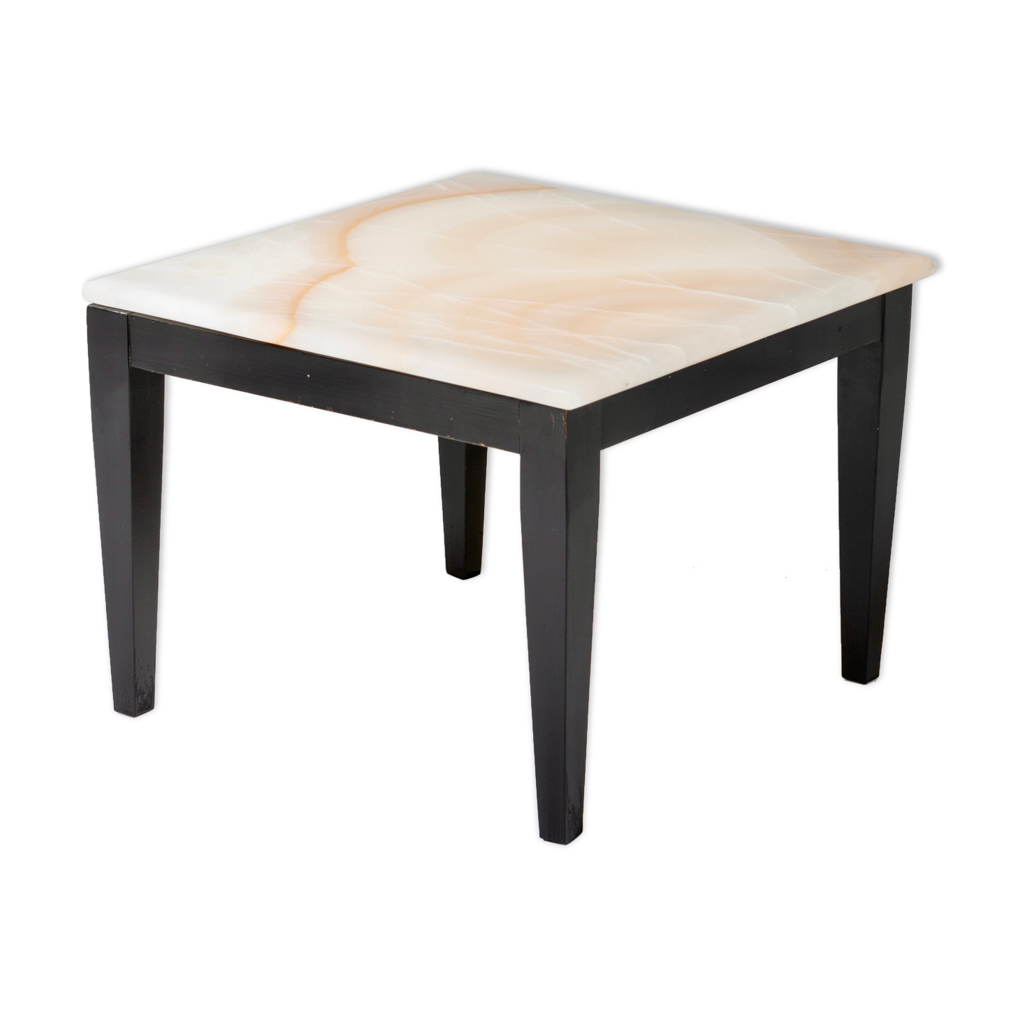 Vintage onyx side table
