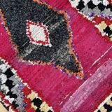 Pink Boucherouite carpet - 109 x 170 cm