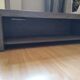 Meuble TV chêne massif patiné d'artiste - L125cm