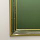 Large Deknudt gilt and bevelled mirror, Belgium, 1980s