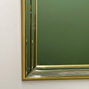 Large Deknudt gilt and bevelled mirror, Belgium, 1980s