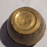 Golden brass cache pot - antique - vintage