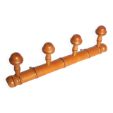 Wooden coat rack