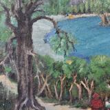 Original Mid Century Swedish Oil on Panel – “London” by Sven Jonsson