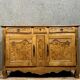 Louis XV period Bressan sideboard in walnut and elm burl, 18th century