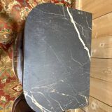 Pair of Art Deco bedside tables with marble.