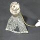 Blown crystal glass lamp/1950/vintage