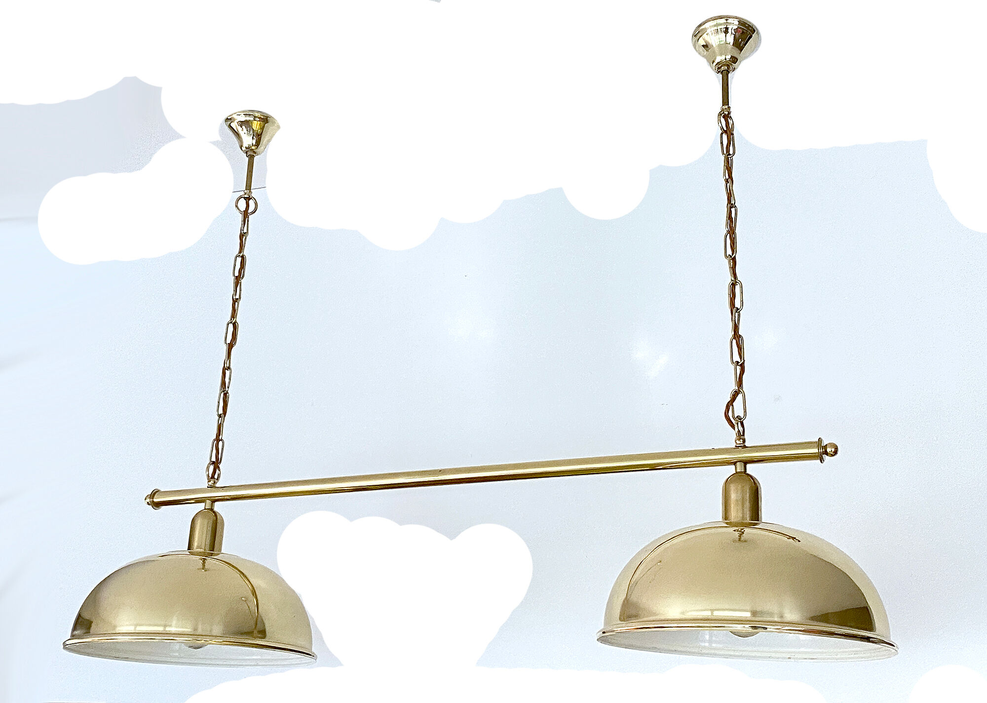 Vintage Grand Chandelier, Brass, 60s