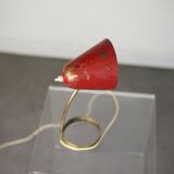Red brass lamp 50's