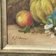 Still life from the early 20th century, oil on cardboard signed Lance