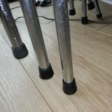 Six chairs" scoubidou" in bronze color