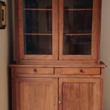 Country-style 2-part sideboard in light beech