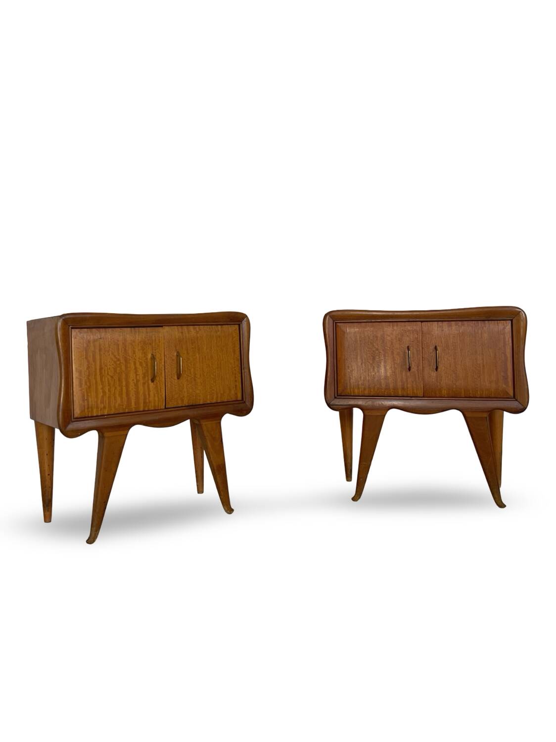 Paire de tables de chevet italiennes, milieu XXème