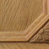 Vintage 1960s oak cabinet - cupboard style of Danish design Henning Kjærnulf