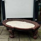 Antique Balinese Style Salon Table