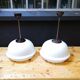 Set of 2 Czech pendant lamps, 60s
