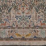 Oriental Persian carpet handmade vintage Dwarf