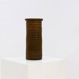 Studio Pottery Cylindrical Vase by Jan de Graaf 1970s