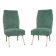 Set of Italian velvet side chairs by Gigi Radice for Minotti, 1950s