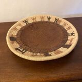 African basket made of wood and rope