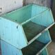 Industrial craft furniture bin storage locker stackable 1950