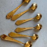 Vintage golden teaspoons