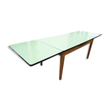 Solid oak and formica extension table