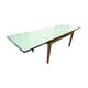 Solid oak and formica extension table