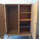 Oak wardrobe with compass feet