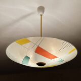 Very Large Art Deco Pendant Light