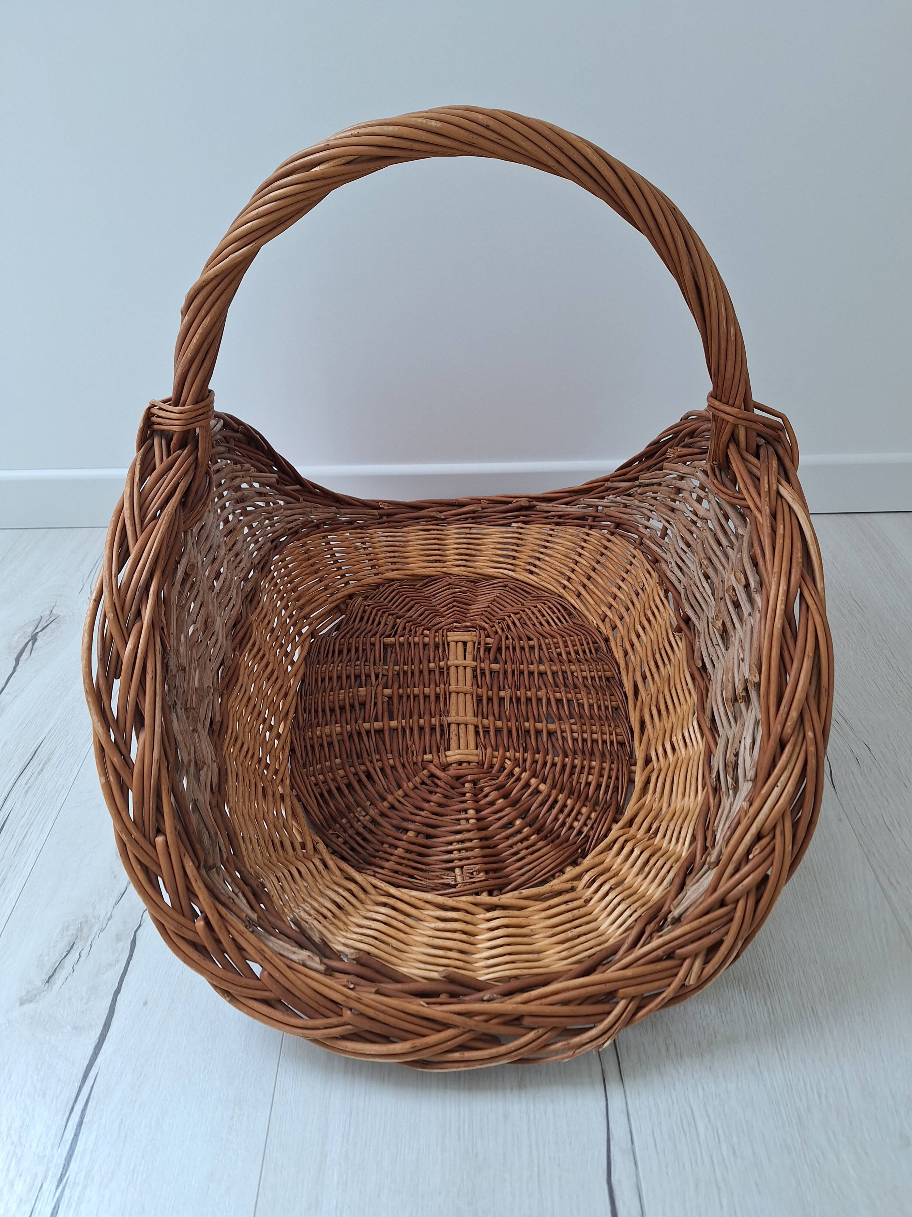 Vintage log basket