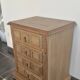 Oak and pine chest of drawers, 1950s.