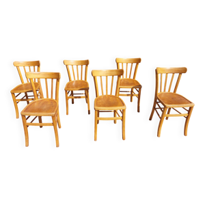 6 chaises bistrot luterma
