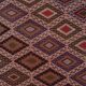 Vintage Turkish kilim, handwoven, 170x258 cm.