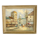 Painting, oil on canvas, Paris Place du Tertre Montmartre, signed Billings