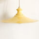 Vintage pendant lamp yellow metal