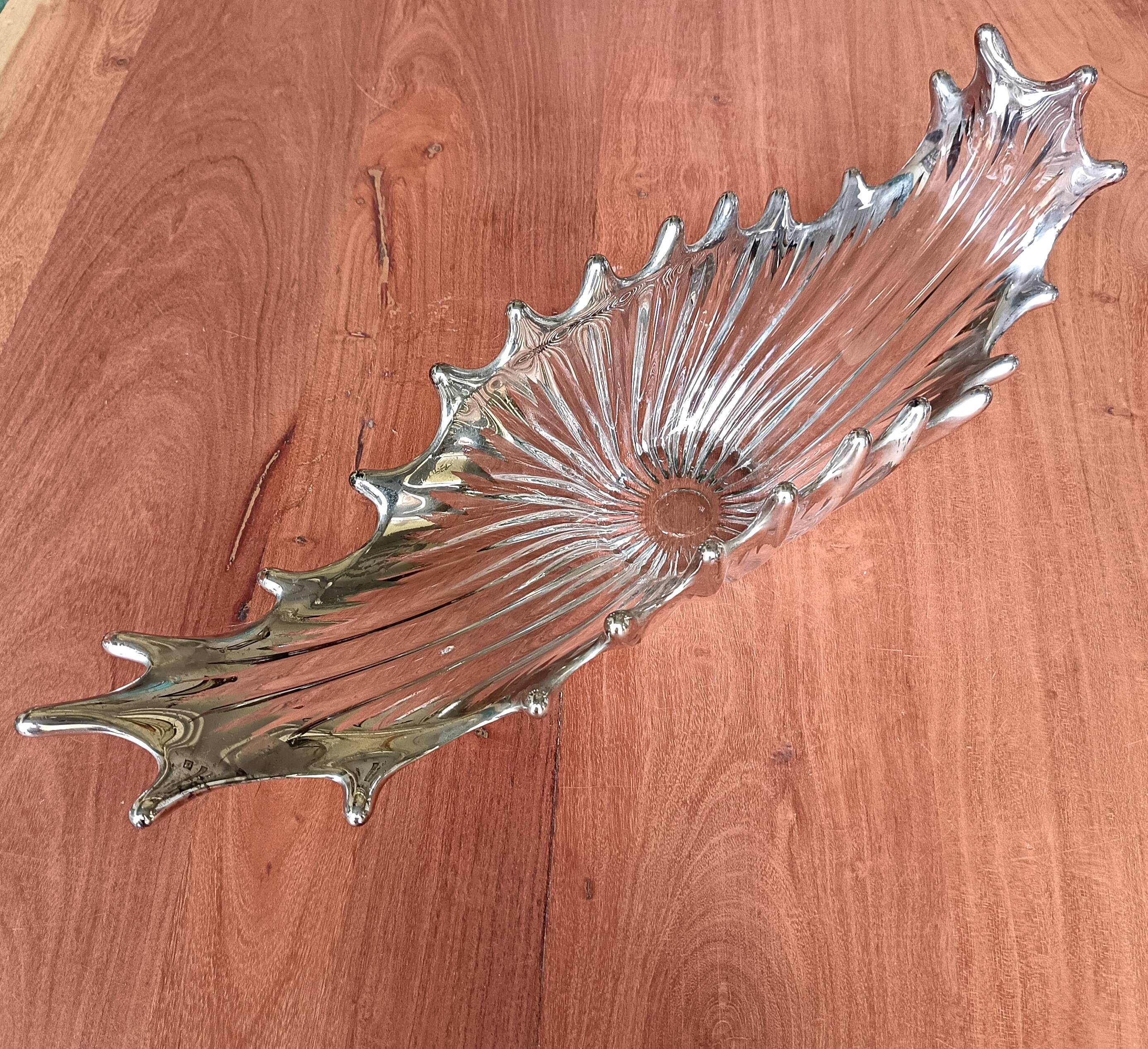 Vintage silver fruit bowl, bayel style, silver