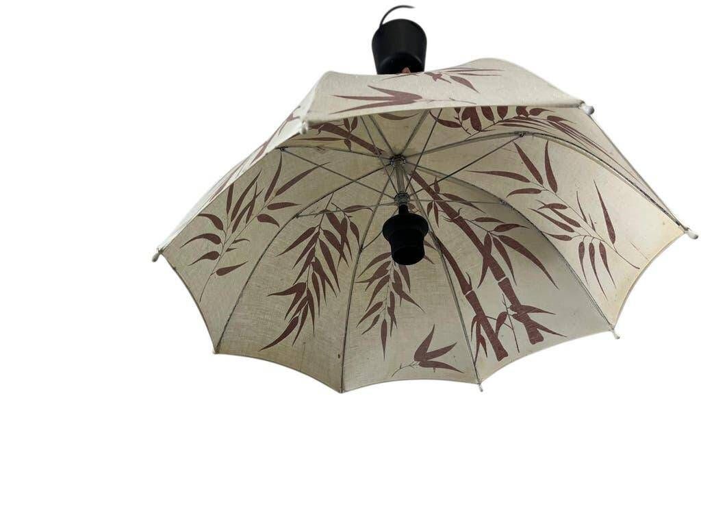 Vintage botanical pendant/light from the 1970s.
