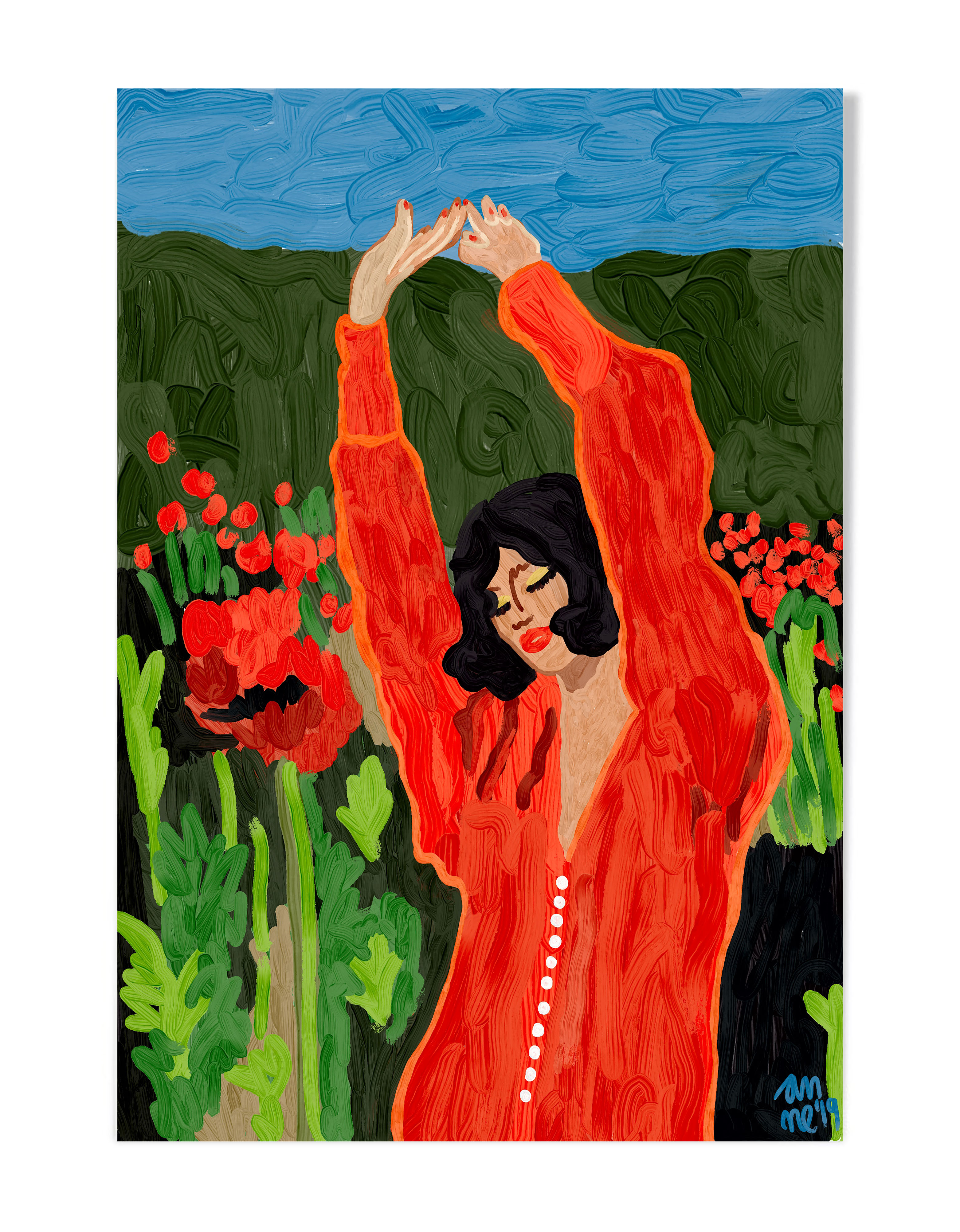 RED FLOWERS -Produit pop-up british-
