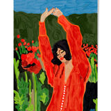 RED FLOWERS -Produit pop-up british-